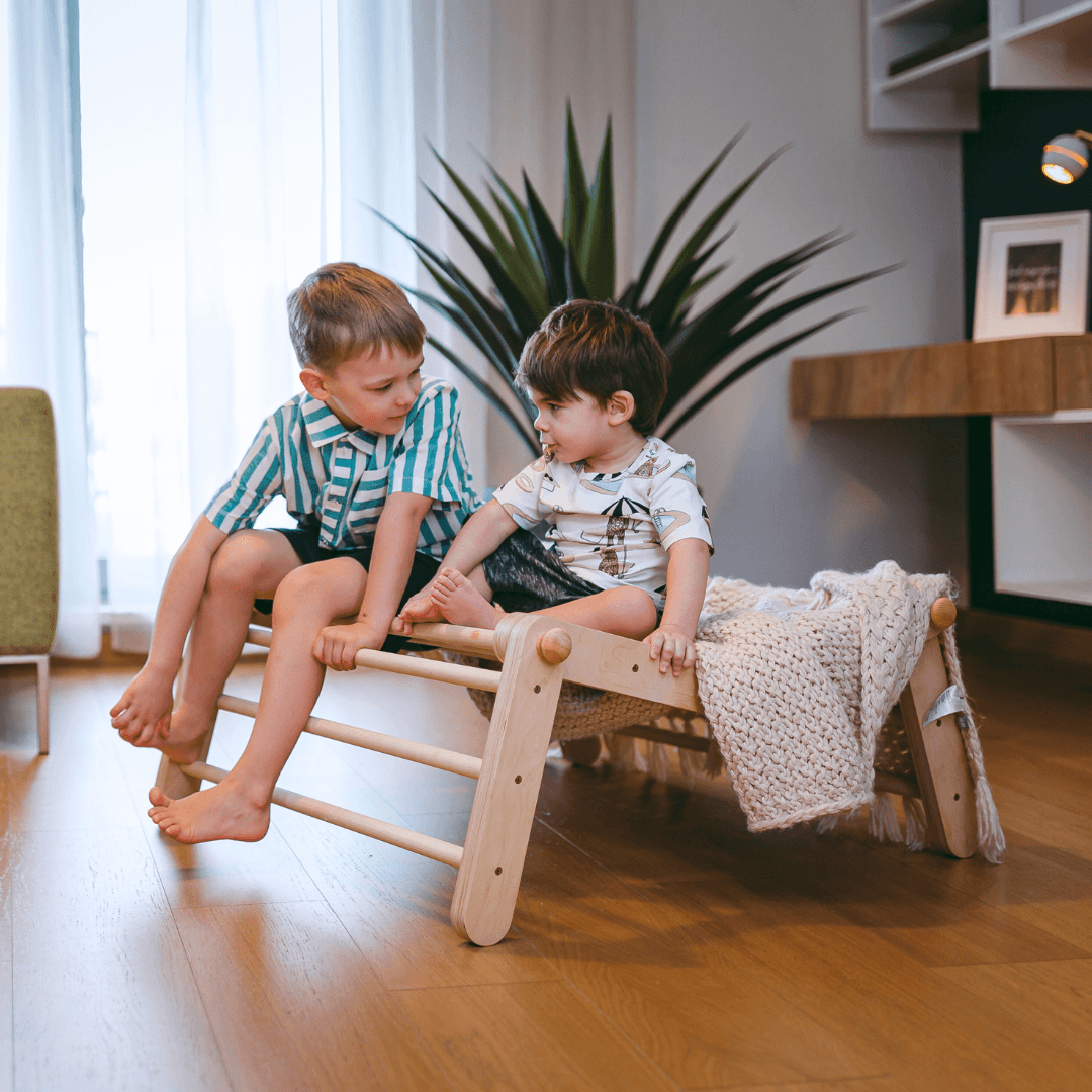 Montessori Flexibel Klätterställning i Trä - 4 Delar