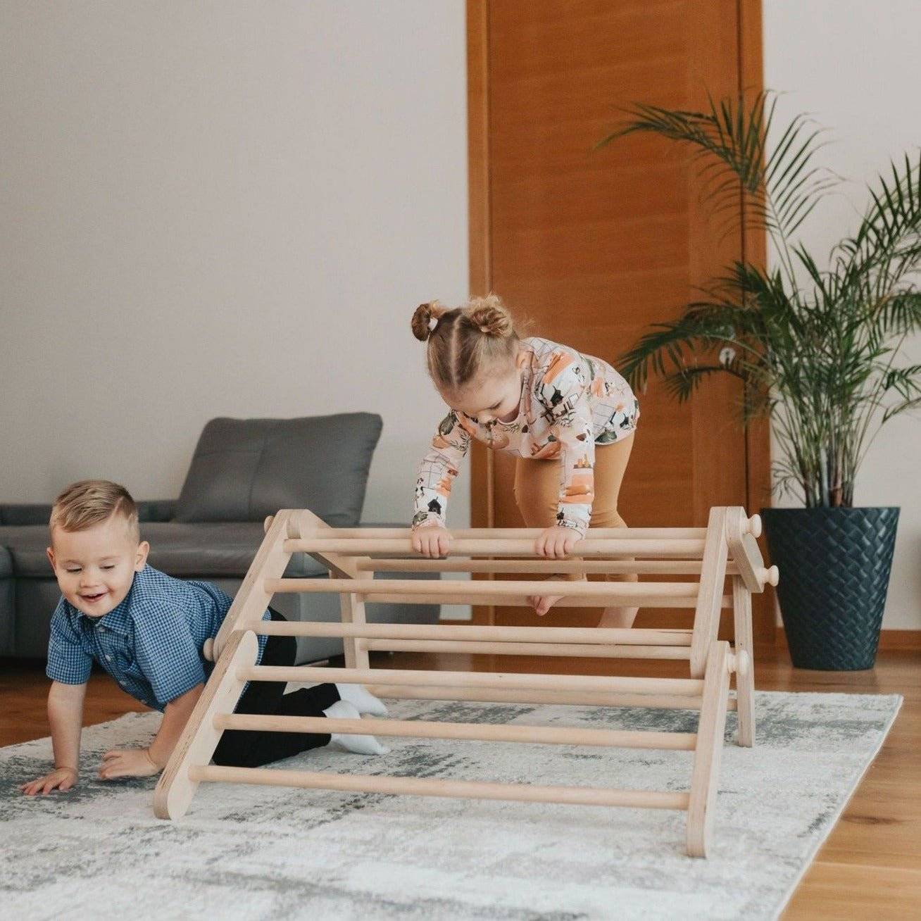 Montessori Flexibel Klätterställning i Trä - 4 Delar