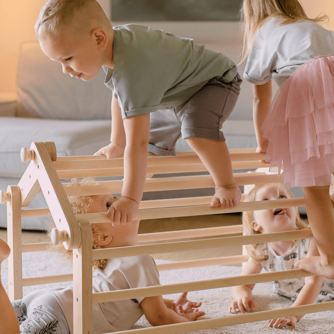 Montessori Flexibel Klätterställning i Trä - 4 Delar