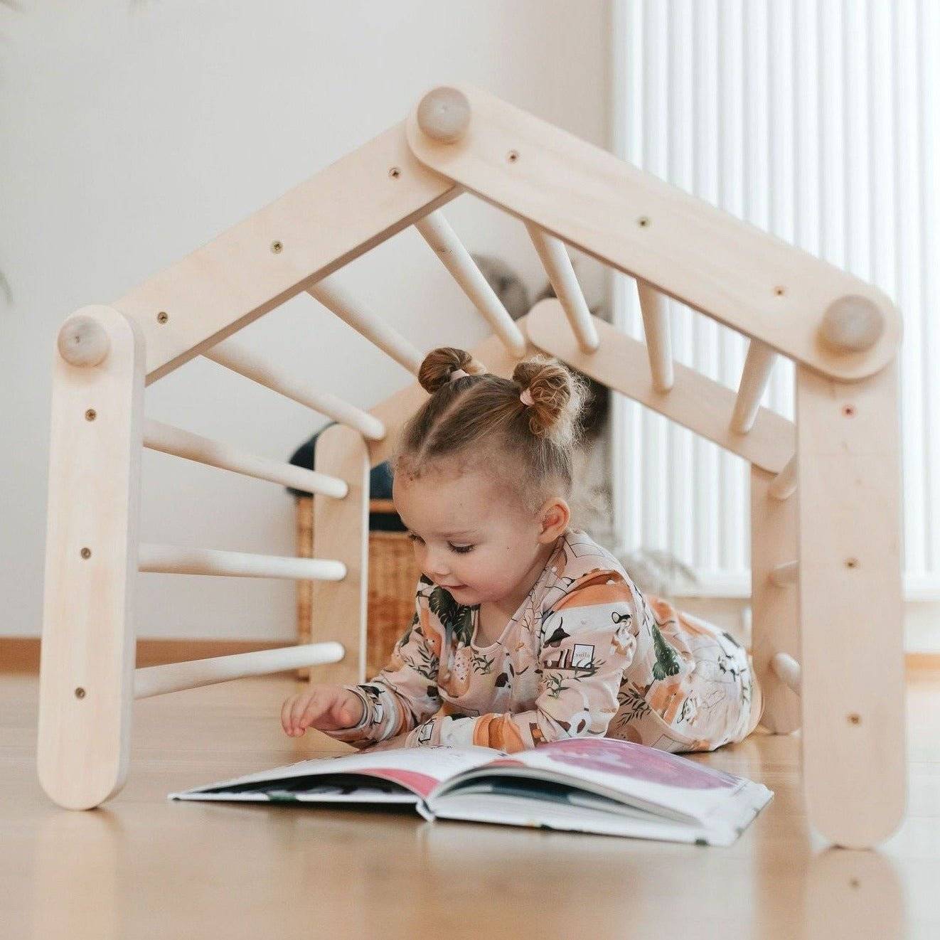 Montessori Flexibel Klätterställning i Trä - 4 Delar