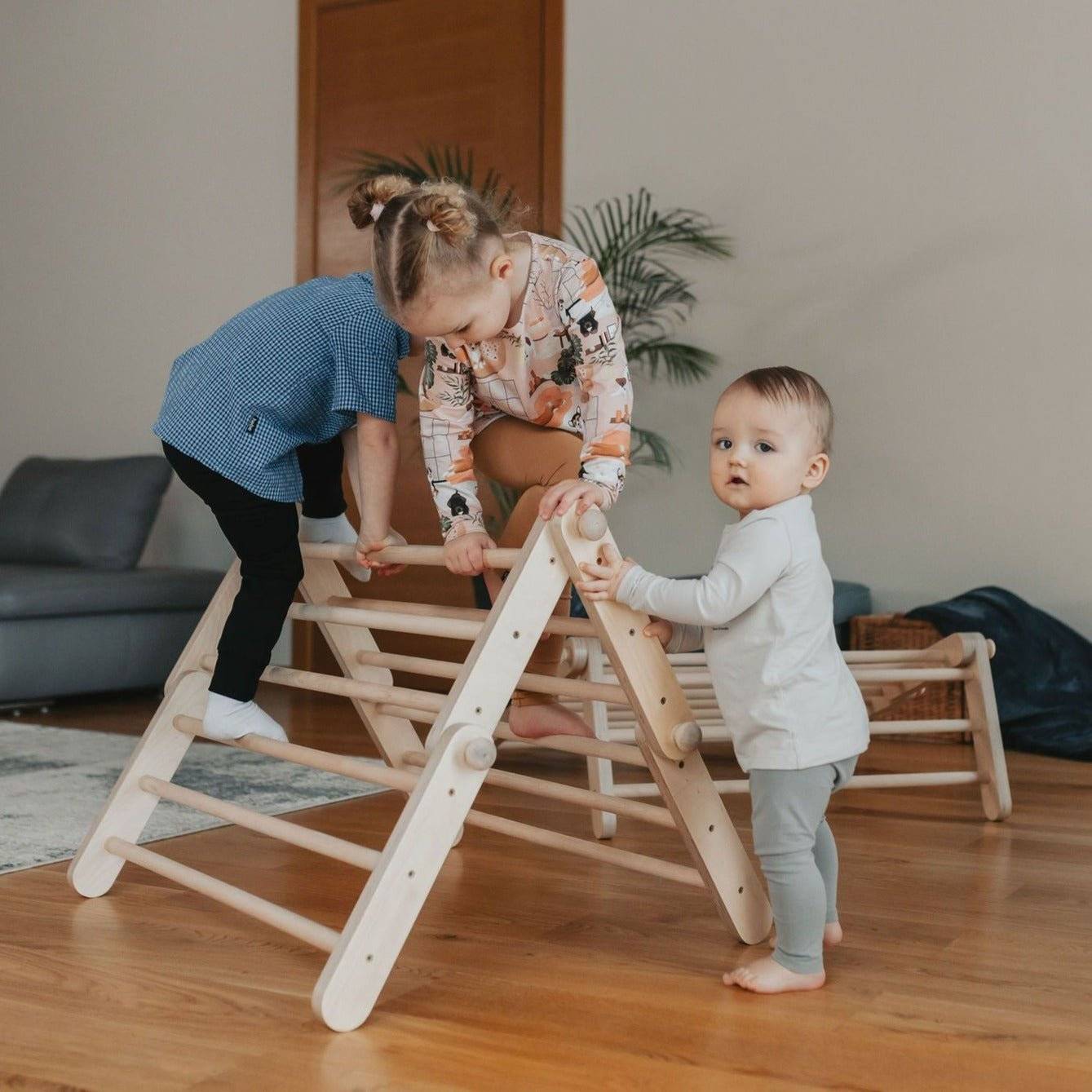 Montessori Flexibel Klätterställning i Trä - 4 Delar