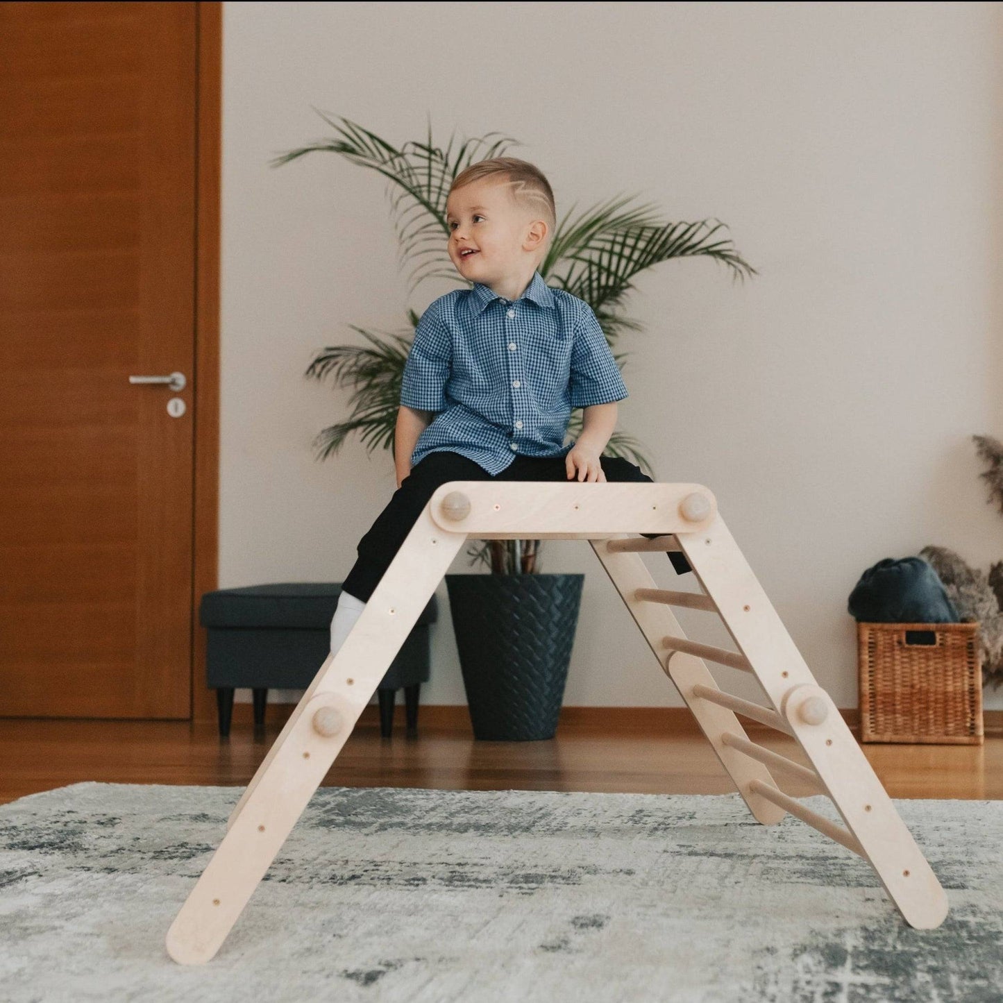 Montessori Flexibel Klätterställning i Trä - 5 Delar