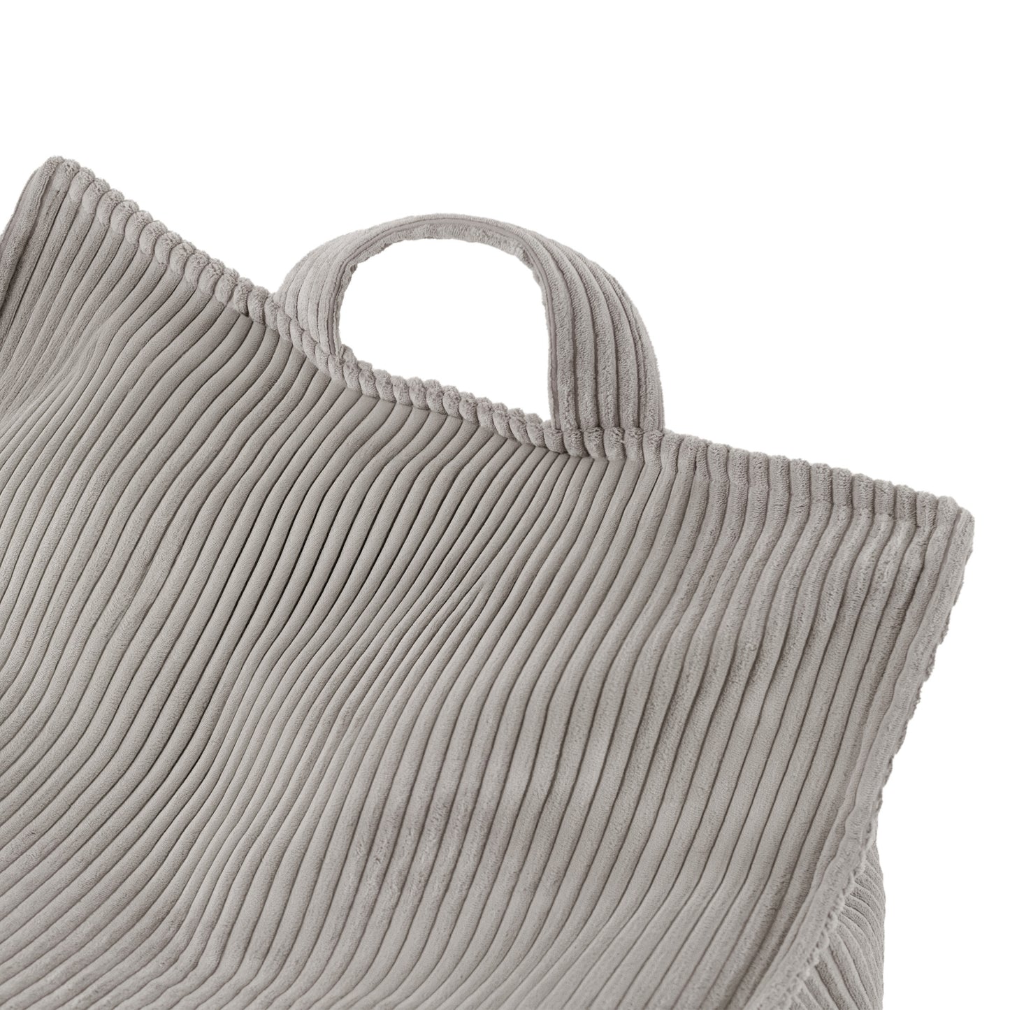 Stilren Sammets Manchester Sittpuff / Saccosäck - Beige