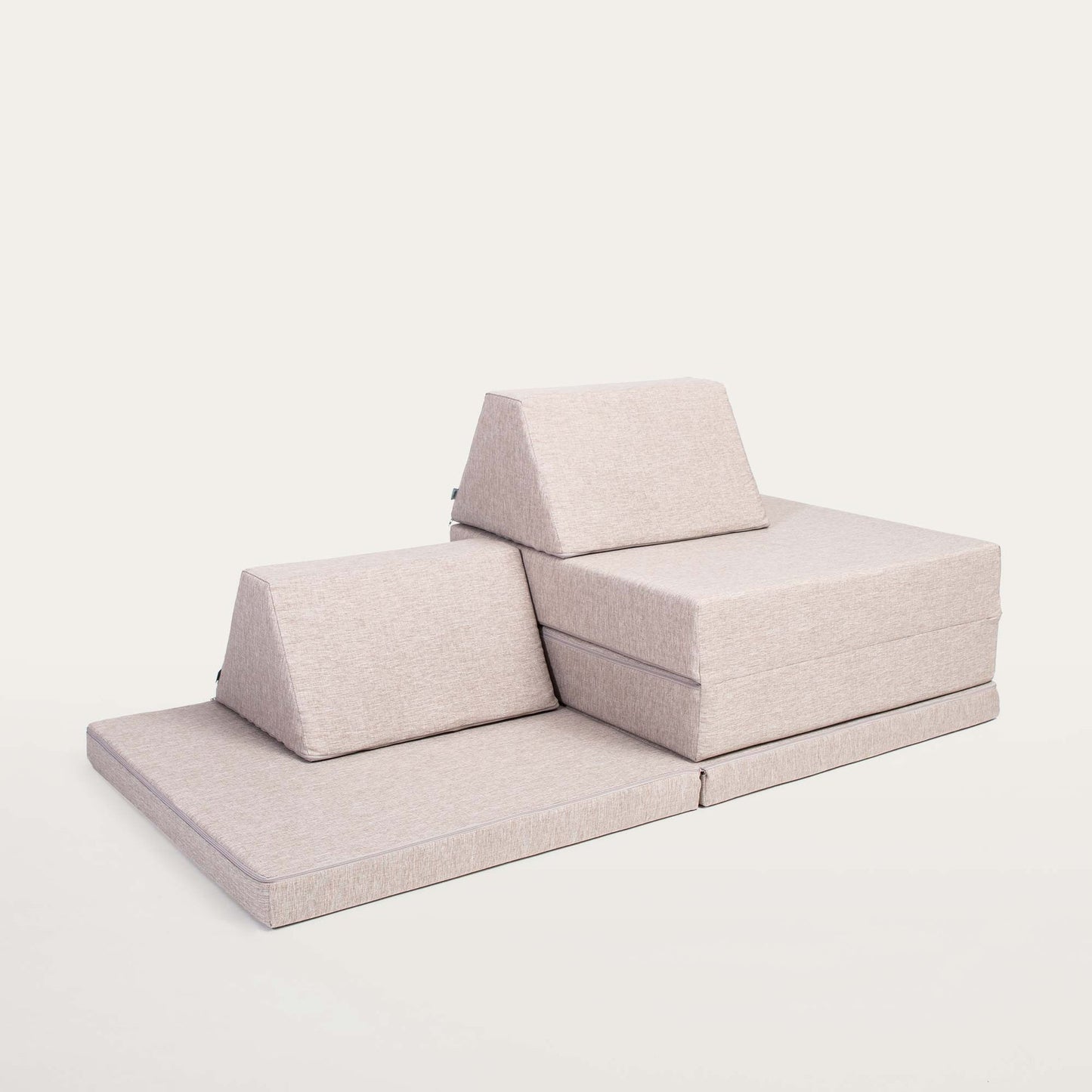 Montessori Beige Block Barnsoffa / Leksoffa - Från 1 - 16 år