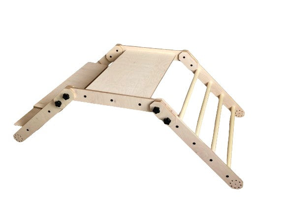 Montessori Klätterset / Bord & Hylla / Ritbräda - 3-i-1 Set