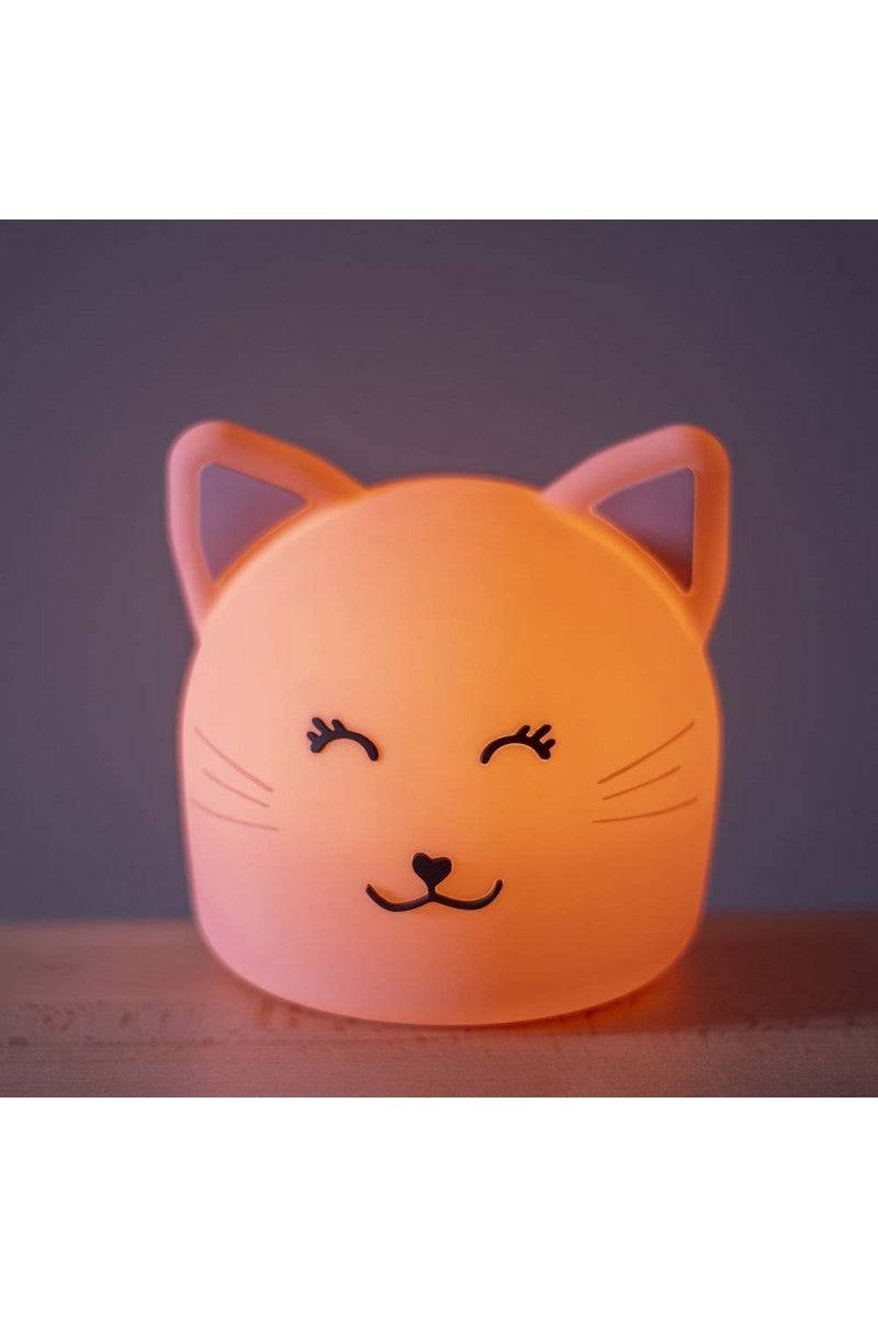 Silikon Nattlampa Rosa Katt - Trixie Baby