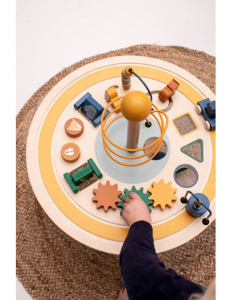 Pedagogiskt Trä Lekbord - Aktivitetsbord - 1 år+