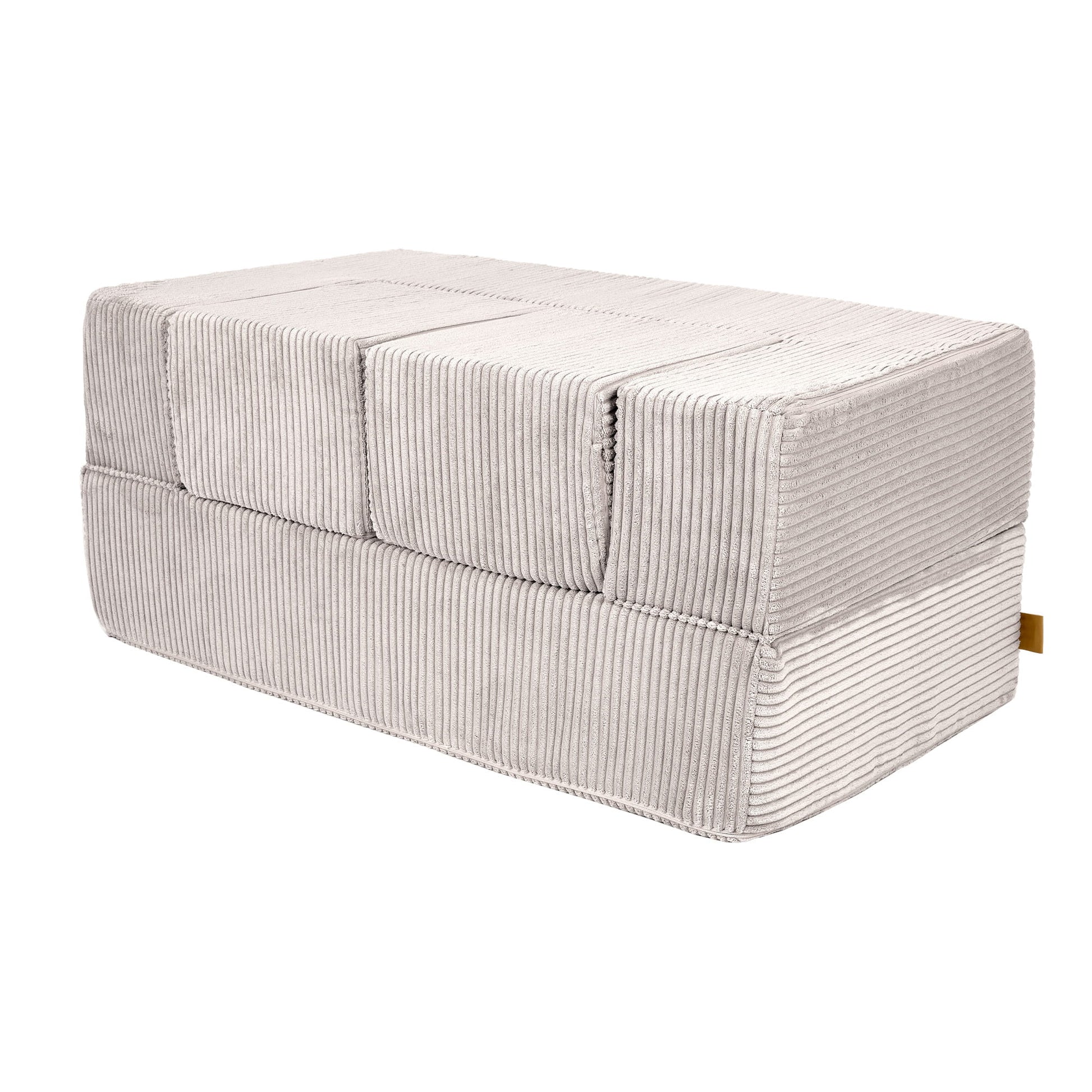 Block Barnsoffa / Leksoffa i Mjuk Manchester - Beige