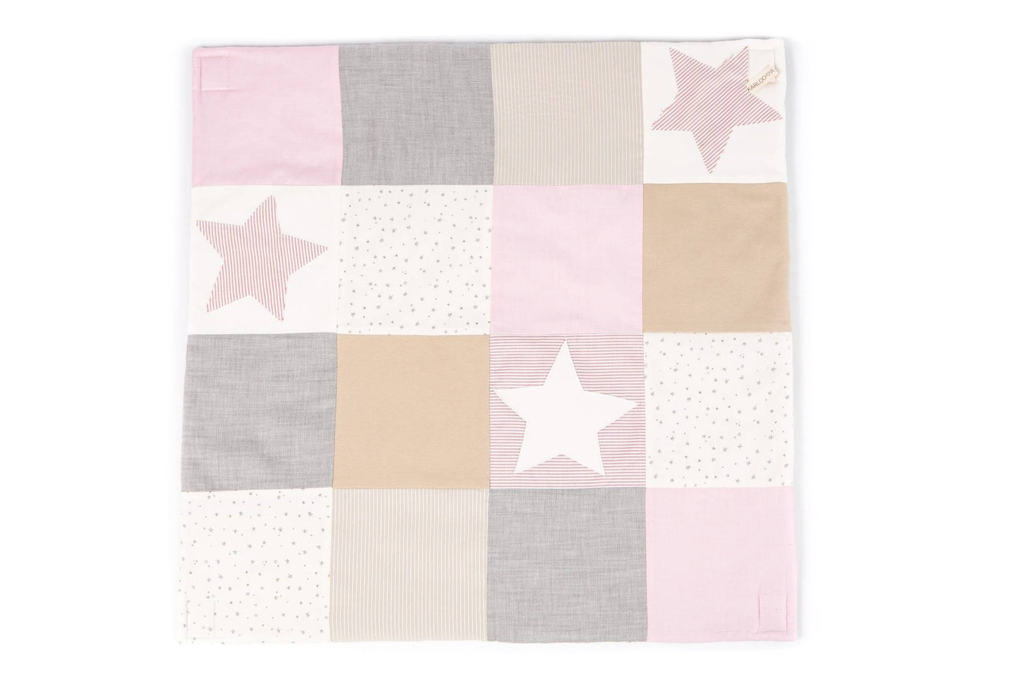 Liten Rosa Aktivitetsmatta för Baby - 80 cm x 80 cm