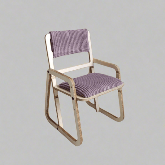 Justerbar Ergonomisk Stol för Barn - Julle - Mauve-Rosa