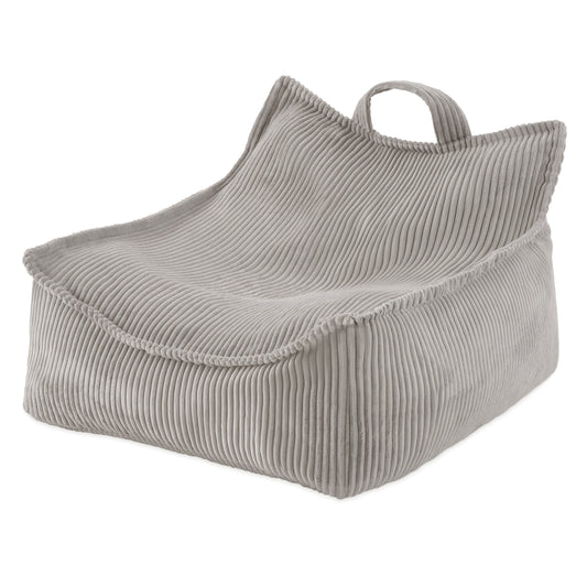 Stilren Sammets Manchester Sittpuff / Saccosäck - Beige