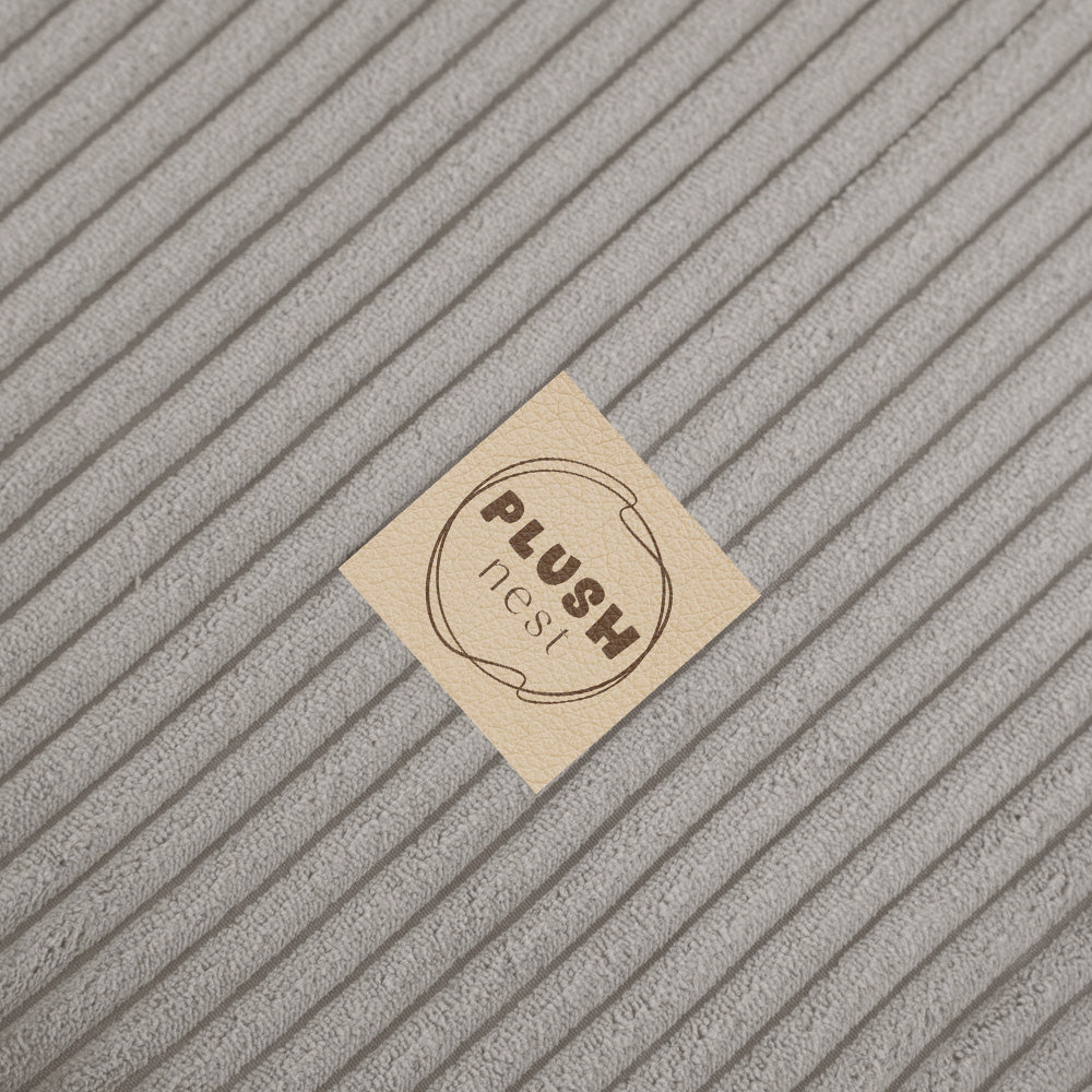 Vikbar Beige Fåtölj i Manchester för Barn - 150x60cm utfälld