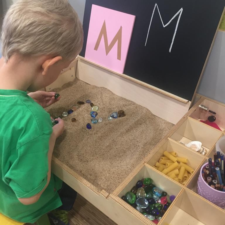 Justerbart Montessori Stol & Skrivbord Set i Trä för Barn 3-12 år - Mauve Rosa