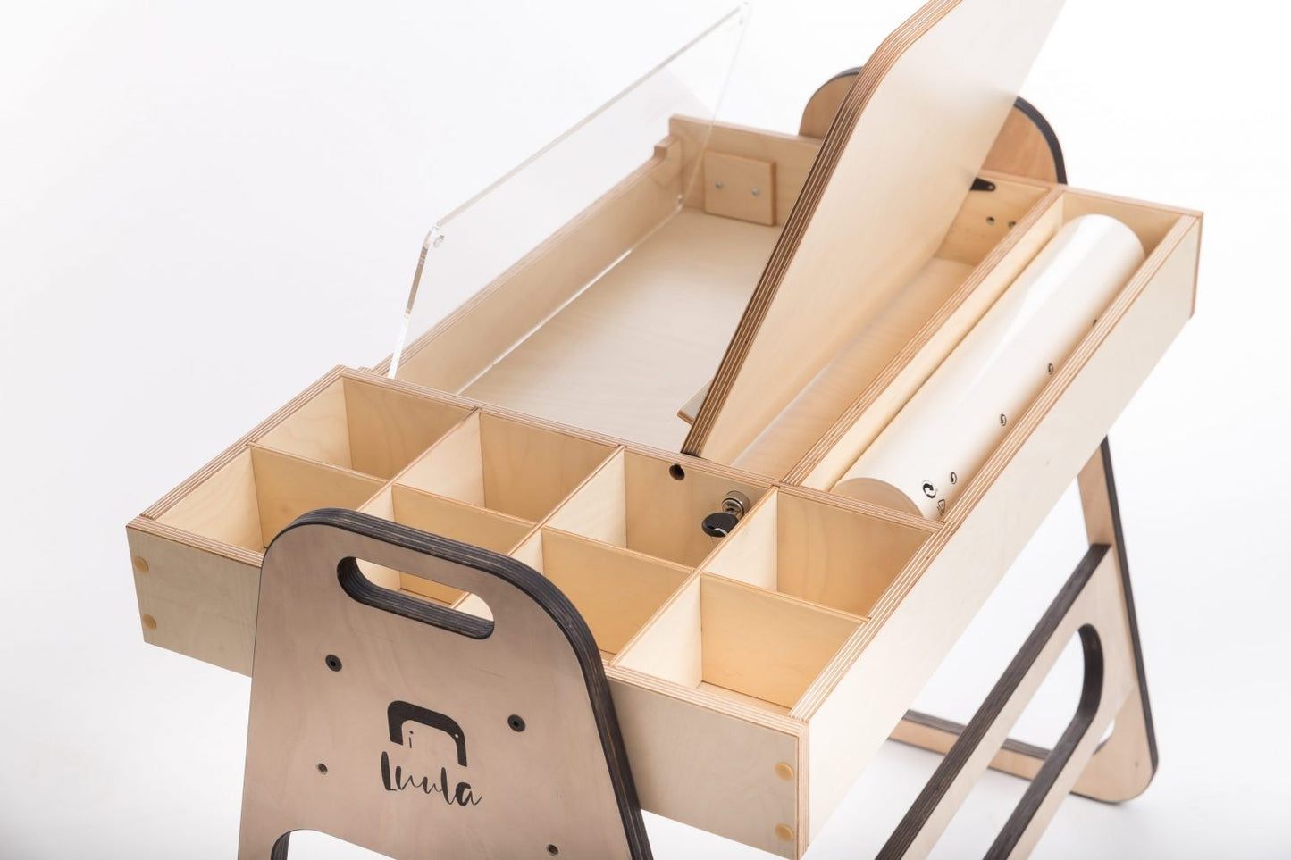 Multisensoriskt Montessori Skrivbord / Lekbord i Trä - Julle