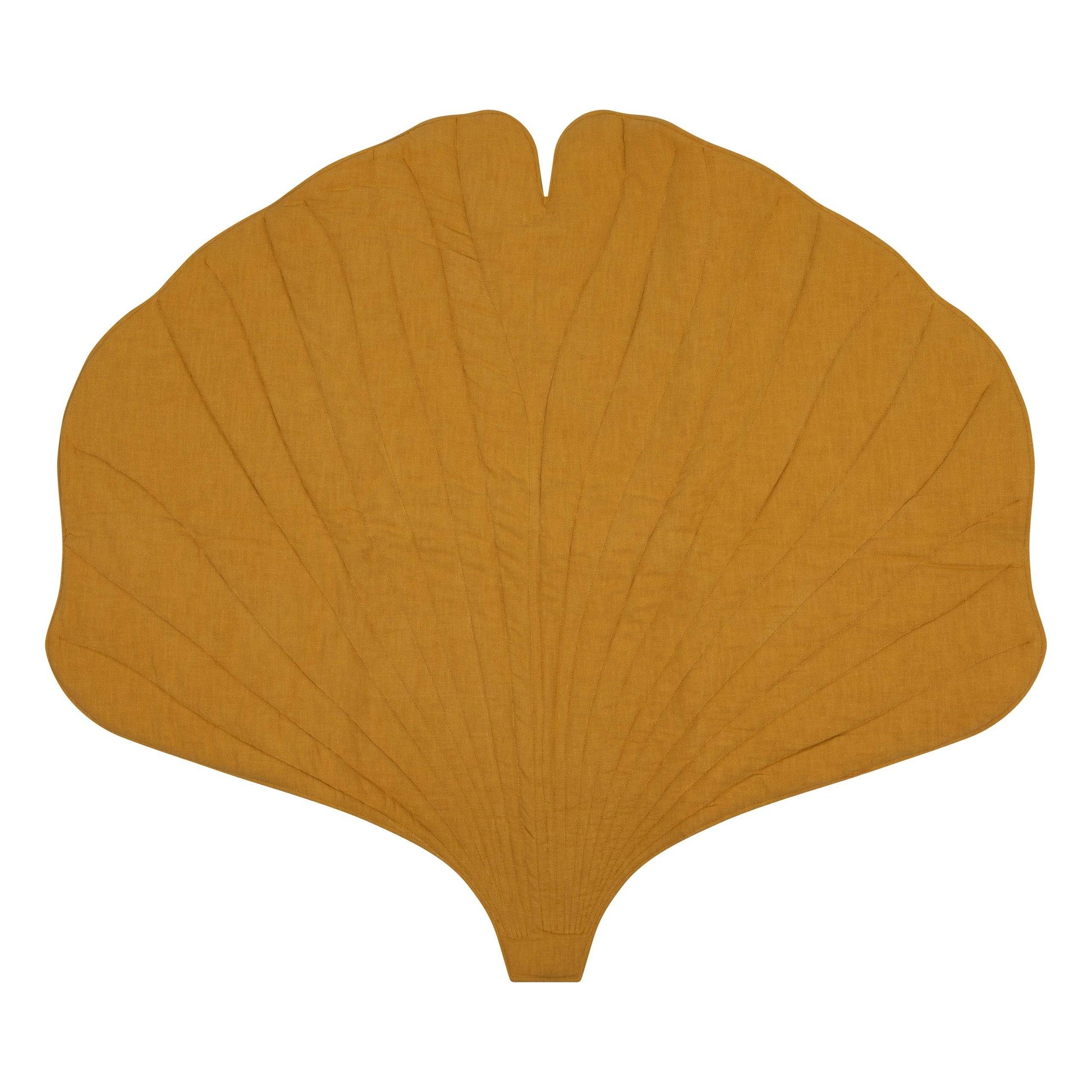 Ekologisk Bomull & Sammet Mango Lekmatta - Gingkoblad