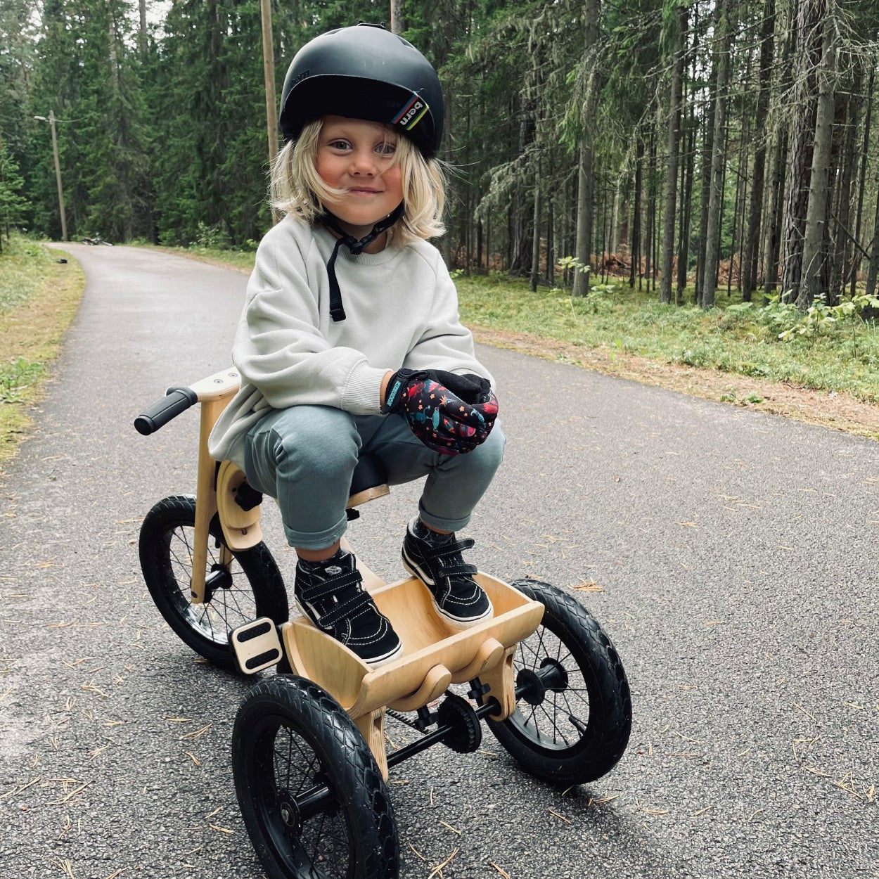 Tillbehör - Trehjuling-Set till Leg&Go Springcykel i Trä